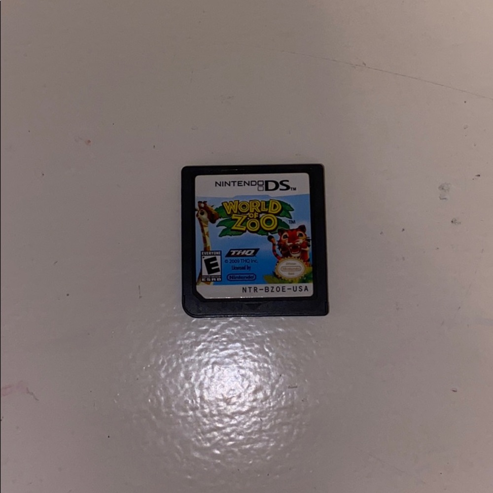 Nintendo DS- World of Zoo game